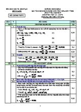 Đáp án đề thi chọn học sinh giỏi văn hóa cấp tỉnh môn Vật lý Lớp 9 - Năm học 2018-2019 - Sở giáo dục và đào tạo Bắc Giang